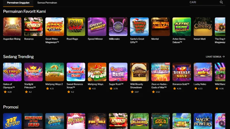 Tampilan Slot Game Online Terbaru 188BET